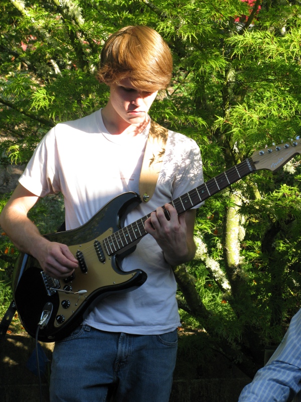 Nick Playing Guitar